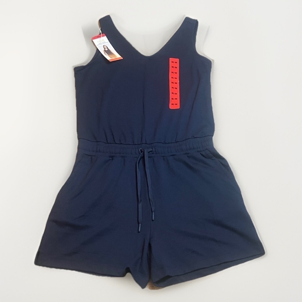 NWT Lole Women's Navy Soft Stretch Romper sz M